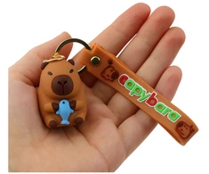 Lean Toys Pakabutis Figūrėlė Kapibara Zawieszka Karabińczyk Kółko Mix