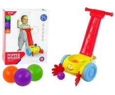 Lean Toys Stumiamas žaislas vaikams Huanger su kamuoliukais
