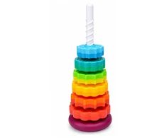 Dėlionė Lean Toys Piramidė 36 cm 6 vnt.
