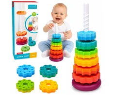 Dėlionė Lean Toys Piramidė 36 cm 6 vnt.