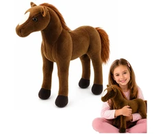 Lean Toys Pliušinis arklys 40 cm x 37 cm