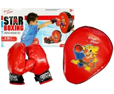 Lean Toys Vaikiškas bokso rinkinys su pirštinėmis