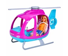 Lean Toys Lėlė su sraigtasparniu 30 cm