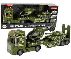 Žaislinis karinių transporto priemonių rinkinys Lean Toys