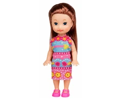 Lean Toys Lėlė su greito maisto rinkiniu 11 cm