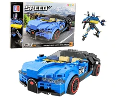 Lean Toys Konstruktorius automobilis-robotas 2in1, 328 dalys