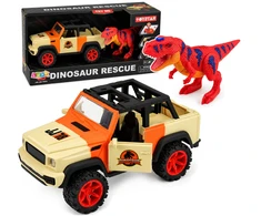 Samochód Visureigis ir T‑Rex dinozauras 20.5 x 10.5 x 10.5 cm