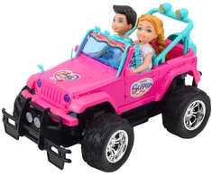 Lean Toys Nuotoliniu būdu valdomas automobilis rožinis 1:16
