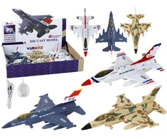Lean Toys Karinis naikintuvas su šviesos ir garso efektais vaikams