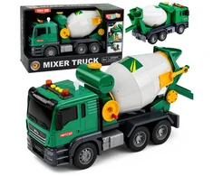 Lean Toys Betono maišyklės sunkvežimis žalia