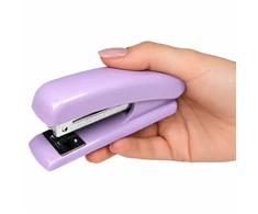 Lean Biuro segiklis 24/6 ir 26/6 sąsagėlėms, violetinis, 12 × 5 × 2,5 cm