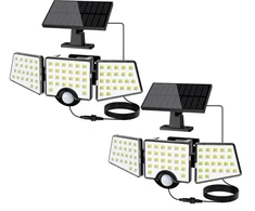 LEPRO 640005-DW-2 Solar Lamp, 2 vnt.