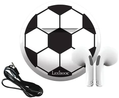 Lexibook - Į ausis įdedamos „Bluetooth®“ ausinės futbolui su įkrovimo dėklu (HPBT05FO)