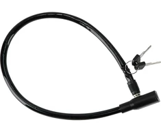 Mega Linka 550 mm PVC plieno lynas, spyna su raktu, dengtas plastiku.