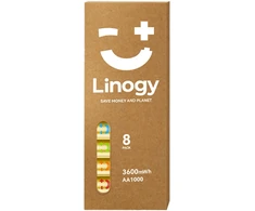LINOGY AA ličio jonų Pro baterijų rinkinys – 8 vnt.