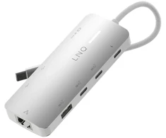 LINQ - 8in1 8K PRO 140W USB-C daugiaprievadis šakotuvas