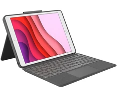 „Logitech“ – „Combo Touch“, skirtas 7-osios kartos „iPad“ – „GRAPHITE Nordic“