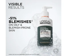 „L'Oréal Professionnel Men Expert Derma Control“ valomasis gelis jautriai odai, 260 ml