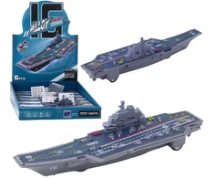 Lean Toys Karinis lėktuvnešis su šviesomis ir garsais 24 cm