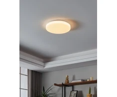 Lubinis šviestuvas Eglo - TOTARI-Z išmanioji lubinė lempa – balta Ø38 cm – krištolo efektas – Zigbee ir Bluetooth