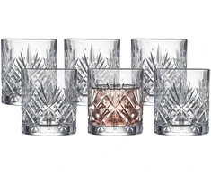 Lyngby Glas - Krištolinė Melodia vandens stiklinė - 23 cl - 6 vnt. rinkinys