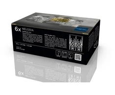 Lyngby Glas - krištolinės Melodia taurės - 8 cl - 6 vnt. rinkinys