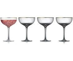 Lyngby Glas - Palermo kokteilių stiklinės, 31 cl, auksinės, 4 vnt.
