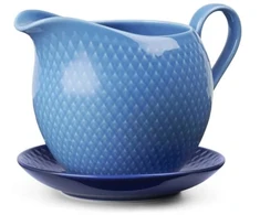 Lyngby Porcelæn – Rhombe Color Sauce Boat – 67 cl – Mėlyna