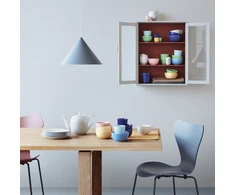 Lyngby Porcelæn - Rombo spalvos dubuo - Ø11 cm - Rosa