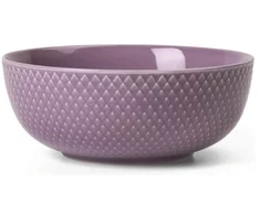 Lyngby Porcelæn – Rombo spalvos dubuo – Ø15,5 cm – Violetinė