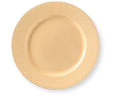 Lyngby Porcelæn – Rombo spalvos pietų lėkštė – Ø27 cm – Smėlis