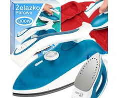 Małe Mažas garinis lygintuvas drabužiams, kelioninis mini sulankstomas 800 W 80 ml šviesos arba 1086