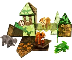 „Magna-Tiles“ – džiunglių gyvūnų rinkinys, 25 vnt. (90222)