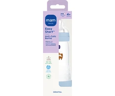 MAM buteliukas „Easy Start“ nuo dieglių, mėlynas, 320 ml