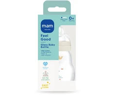 MAM – stiklinis buteliukas „Feel Good“ – neutralus – 170 ml