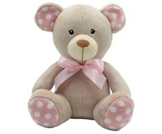 Tulilo AXIOM 9478 Meškiukas Dots smėlio spalvos 25 cm