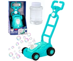 Lean Toys Mėlyna burbulų žoliapjovė su rankena