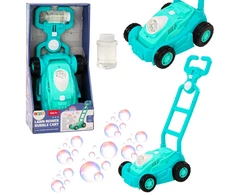 Lean Toys Mėlyna burbulų žoliapjovė su rankena