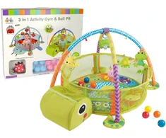 Lean Toys Žaidimų kilimėlis Konig Kids su kamuoliukais