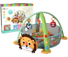 Lean Toys Žaidimų kilimėlis Konig Kids su kamuoliukais