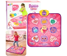 Lean Toys Šokių kilimėlis rožinis