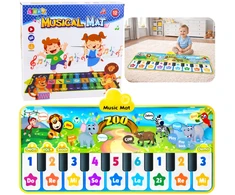 Lean Toys Muzikinis kilimėlis 126 x 46 cm