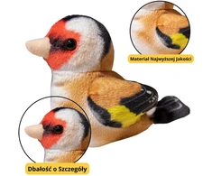 Lean Toys Mažas Pliušinis Paukštis 10 cm