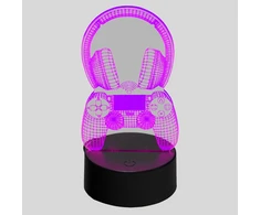 MECHARITE 3D LED lempa - valdiklis ir ausinės