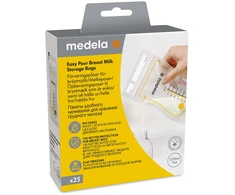 Medela - Easy Pour motinos pieno laikymo maišeliai - 25 vnt. - 210 ml