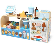 Melissa Doug - Medinis ledų stalviršis „Cool Scoops“ (806105)