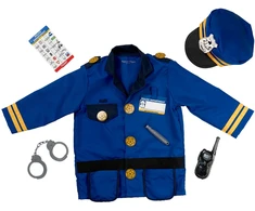 MELISSA &amp; DOUG vaidmenų žaidimo policininko kostiumas