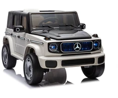 Lean Cars Vienvietis vaikiškas elektromobilis Mercedes EQG 4x4, baltas