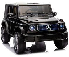 Lean Cars Akumuliatorinis automobilis vaikams Mercedes EQG 4x4, juodos spalvos