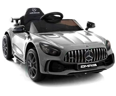 Lean Cars Vienvietis vaikiškas elektromobilis Mercedes GTR, sidabrinis